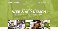 Desktop Screenshot of coolmockups.com